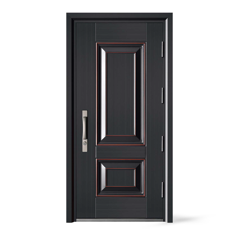Porta anteriore in acciaio resistente ai raggi UV con apertura singola color rame Porta anteriore in acciaio resistente ai raggi UV con apertura singola color rame
