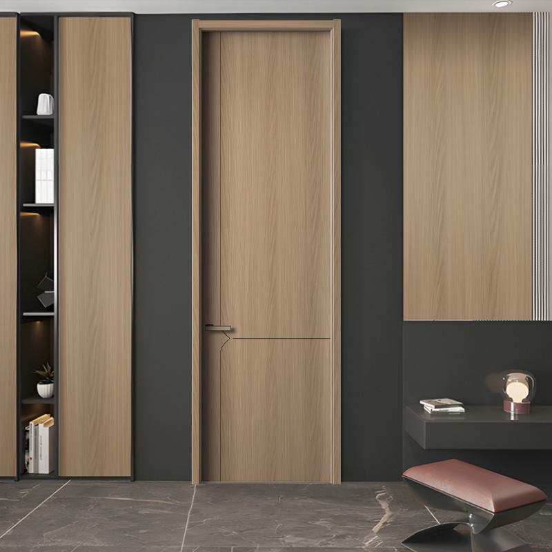Porta interna in melamina semplice di lusso leggero