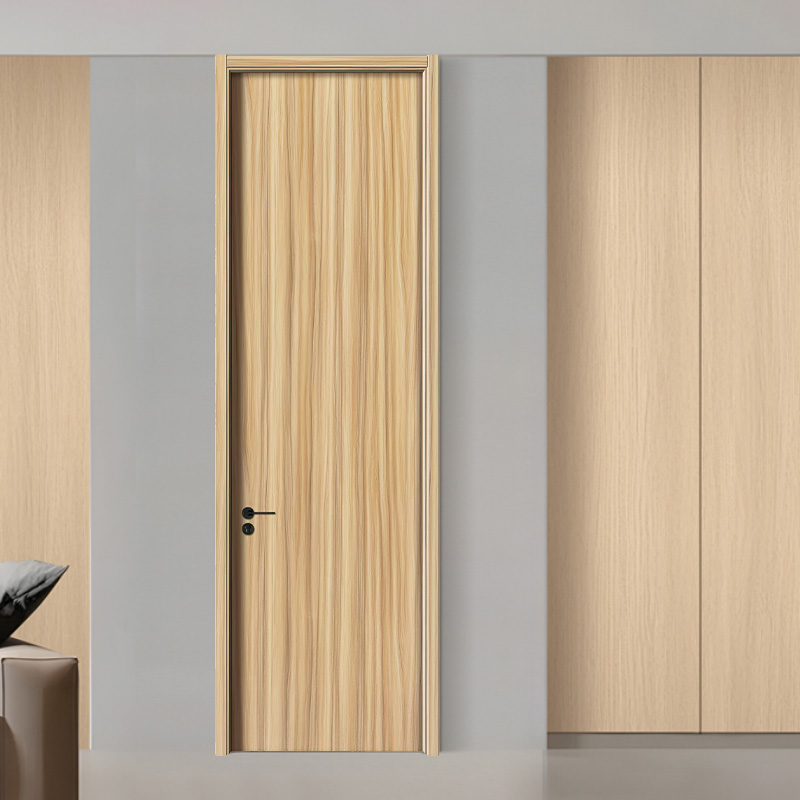 Porta interna in legno composito di noce