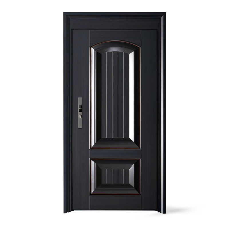 Porta principale della casa di sicurezza a porta singola in acciaio metallico
