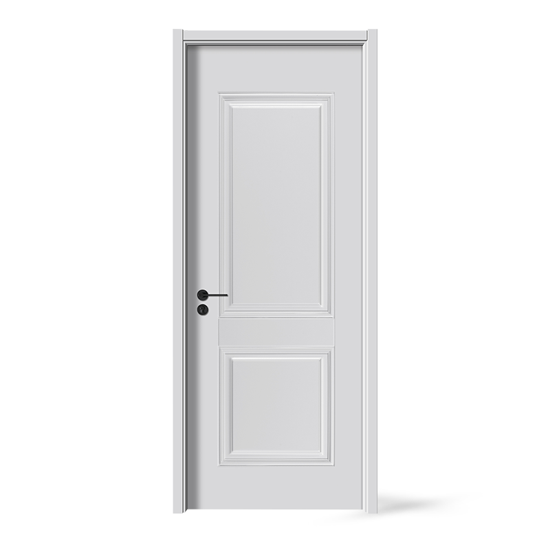 Porta in legno massello di teak verniciato bianco PVC