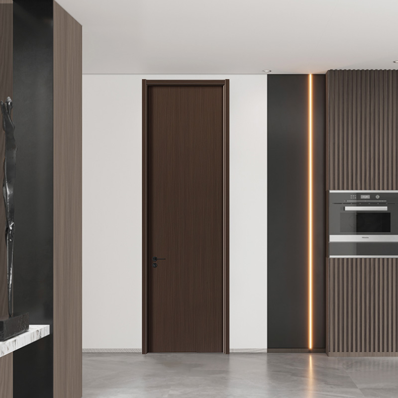 Porta battente in legno per interni in PVC